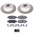 Load image into Gallery viewer, Power Stop 05-09 Saab 9-7x Rear Semi-Coated Rotor Kit