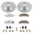 Load image into Gallery viewer, Power Stop 05-09 Subaru Legacy Rear Z26 Street Warrior Brake Kit - Main Product View