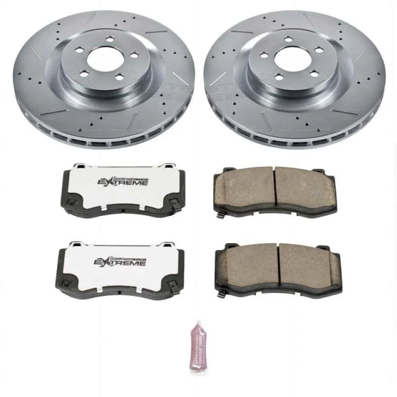 Power Stop 05-10 Chrysler 300 SRT8 Front Z26 Street Warrior Brake Kit - Main Product View
