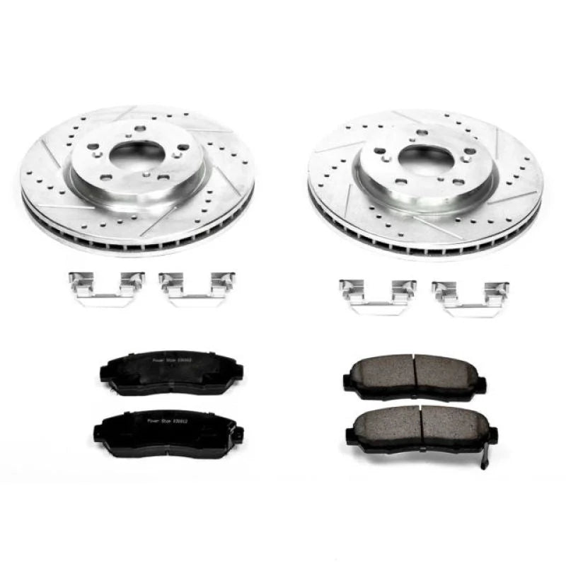 Power Stop 05-10 Honda Odyssey Front Z23 Evolution Sport Brake Kit - Main Product View
