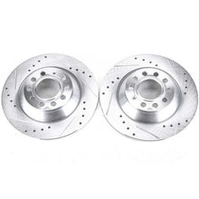 Load image into Gallery viewer, Power Stop 05-11 Audi A6 Rear Evolution Drilled &amp; Slotted Rotors - Pair - Main Product View
