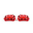 Load image into Gallery viewer, Power Stop 05-12 Ford F-350 Super Duty Front Red Calipers w/Brackets - Pair - Main Product View