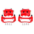 Load image into Gallery viewer, Power Stop 05-14 Ford Mustang Front Red Calipers w/Brackets - Pair - Main Product View