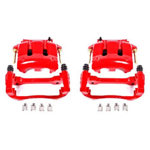 Load image into Gallery viewer, Power Stop 05-14 Ford Mustang Front Red Calipers w/Brackets - Pair - Main Product View