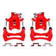 Load image into Gallery viewer, Power Stop 05-14 Ford Mustang Rear Red Calipers w/Brackets - Pair - Main Product View