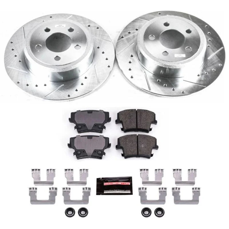 Power Stop 05-19 Chrysler 300 Rear Z23 Evolution Sport Brake Kit - Main Product View