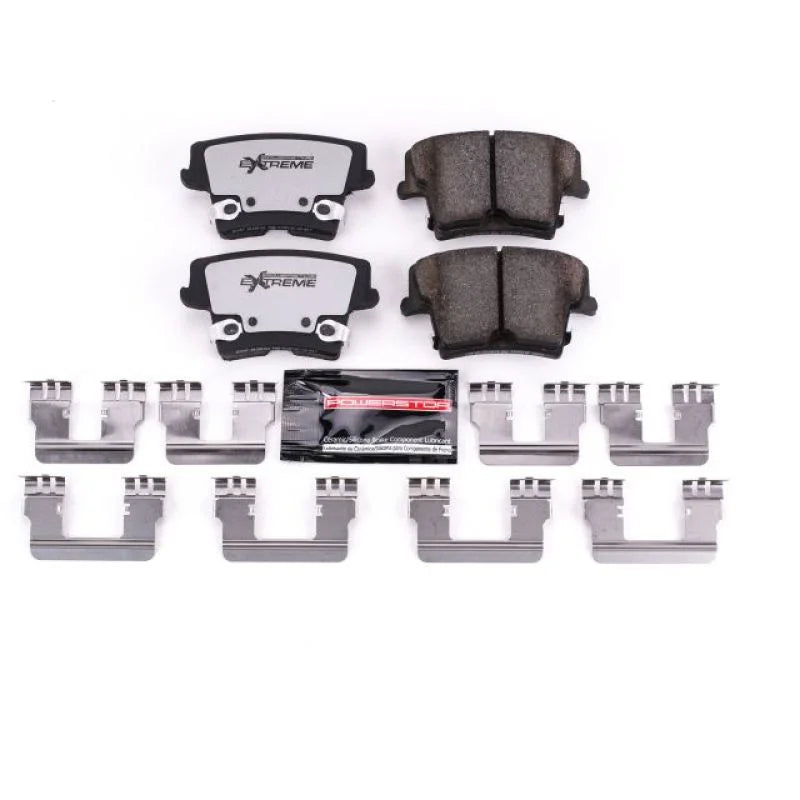 Power Stop 05-19 Chrysler 300 Rear Z26 Extreme Street Brake Pads w/Hardware - Main Product View