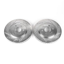 Load image into Gallery viewer, Power Stop 05-19 Nissan Frontier Front Evolution Drilled &amp; Slotted Rotors - Pair - Main Product View