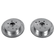 Load image into Gallery viewer, Power Stop 05-19 Nissan Frontier Rear Evolution Drilled &amp; Slotted Rotors - Pair - Main Product View