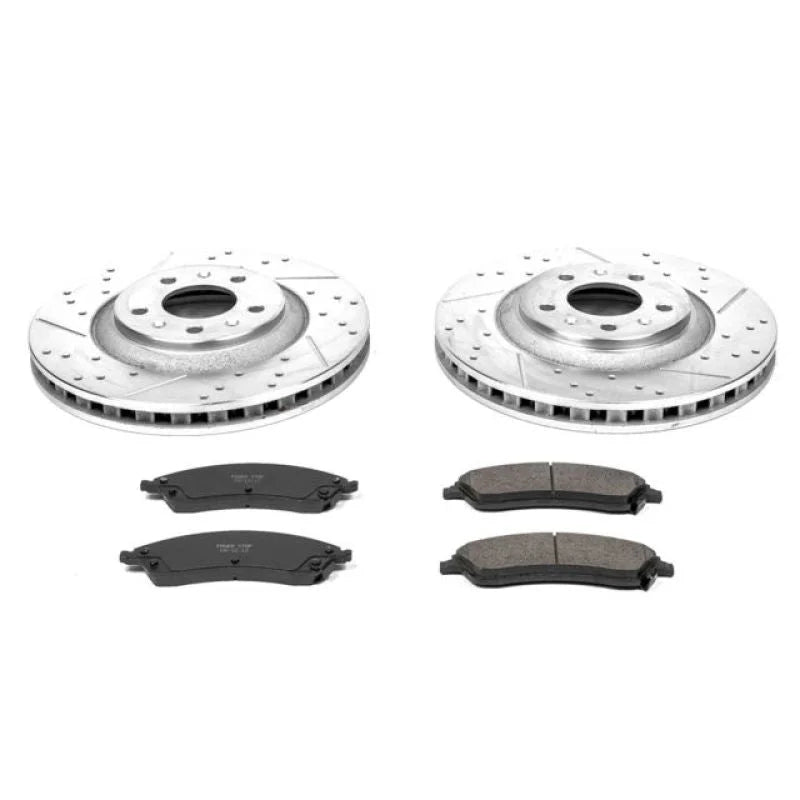 Power Stop 06-07 Cadillac CTS Front Z23 Evolution Sport Brake Kit - Main Product View