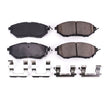 Load image into Gallery viewer, Power Stop 06-07 Subaru B9 Tribeca Front Z17 Evolution Ceramic Brake Pads w/Hardware - Main Product View
