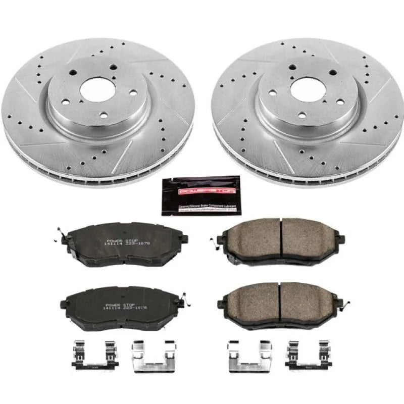 Power Stop 06-07 Subaru B9 Tribeca Front Z23 Evolution Sport Brake Kit - Main Product View