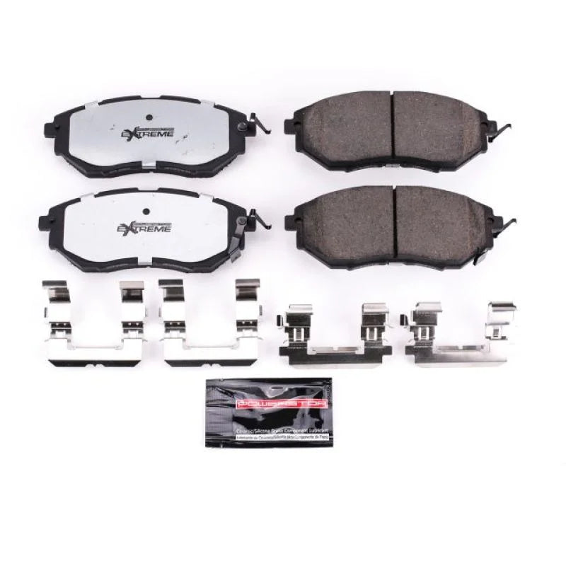 Power Stop 06-07 Subaru B9 Tribeca Front Z26 Extreme Street Brake Pads w/Hardware - Main Product View