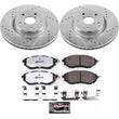 Load image into Gallery viewer, Power Stop 06-07 Subaru B9 Tribeca Front Z26 Street Warrior Brake Kit - Main Product View