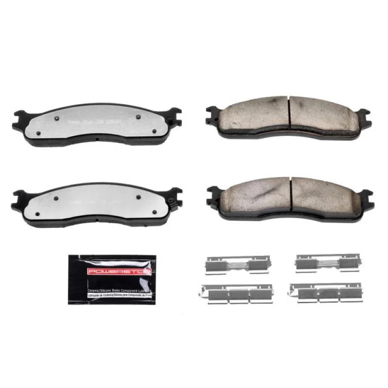 Power Stop 06-08 Dodge Ram 1500 Front Z36 Truck & Tow Brake Pads w/Hardware - Main Product View