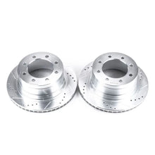 Load image into Gallery viewer, Power Stop 06-08 Dodge Ram 1500 Rear Evolution Drilled &amp; Slotted Rotors - Pair - Main Product View