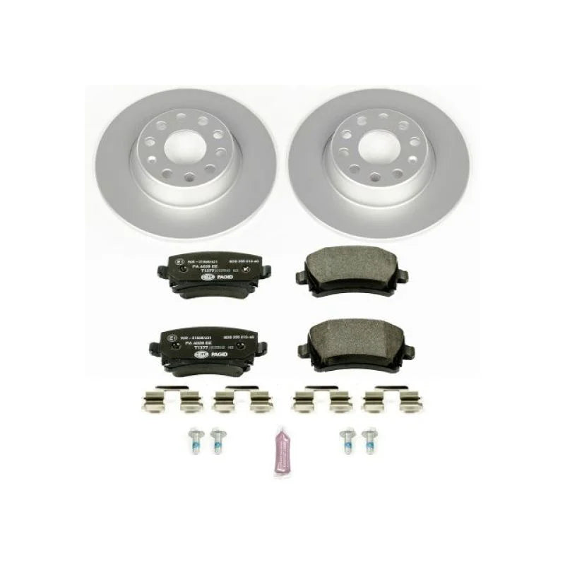Power Stop 06-09 Audi A3 Rear Euro-Stop Brake Kit - Main Product View