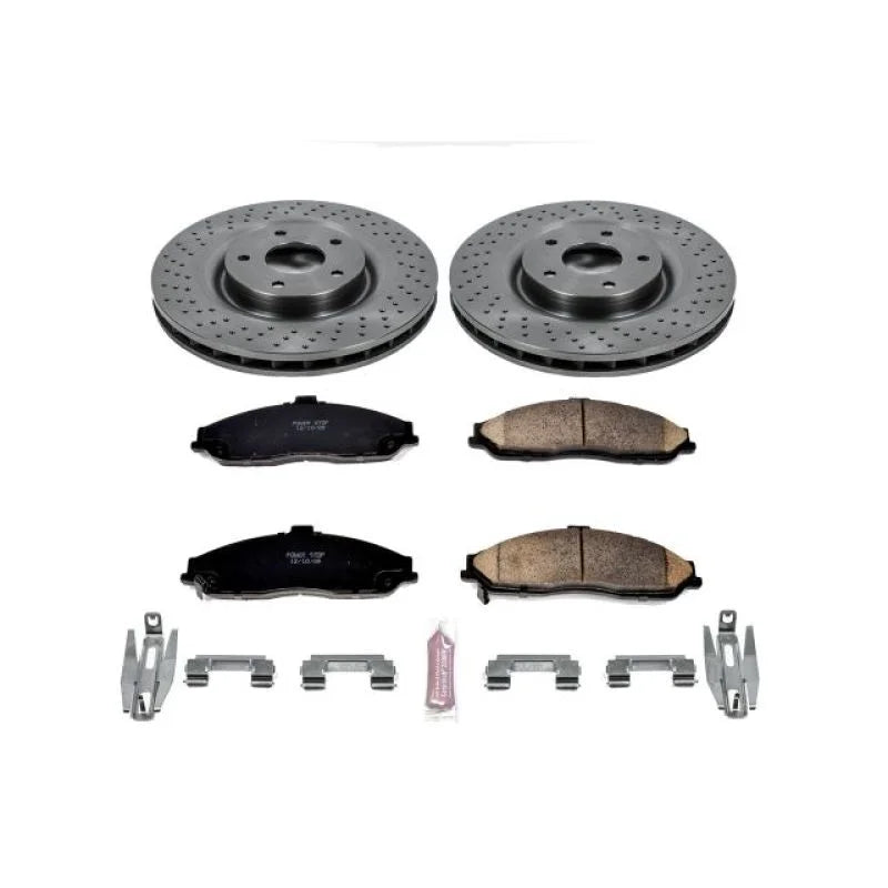 Power Stop 06-09 Cadillac XLR Front Autospecialty Brake Kit - Main Product View