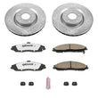 Load image into Gallery viewer, Power Stop 06-09 Cadillac XLR Front Z26 Street Warrior Brake Kit - Main Product View