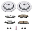 Load image into Gallery viewer, Power Stop 06-09 Cadillac XLR Rear Z26 Street Warrior Brake Kit - Main Product View