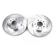 Load image into Gallery viewer, Power Stop 06-11 Buick Lucerne Front Evolution Drilled &amp; Slotted Rotors - Pair - Main Product View