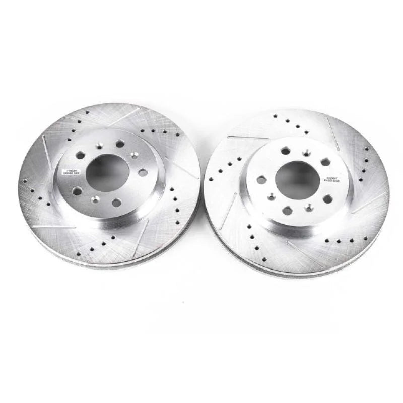 Power Stop 06-11 Buick Lucerne Front Evolution Drilled & Slotted Rotors - Pair - Main Product View