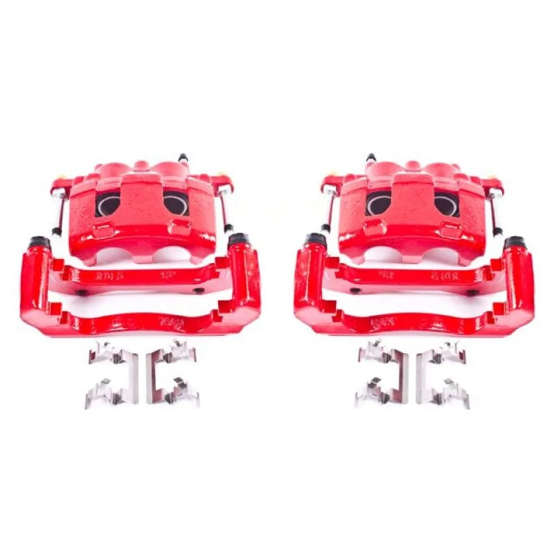 Power Stop 06-11 Buick Lucerne Front Red Calipers w/Brackets - Pair - Main Product View