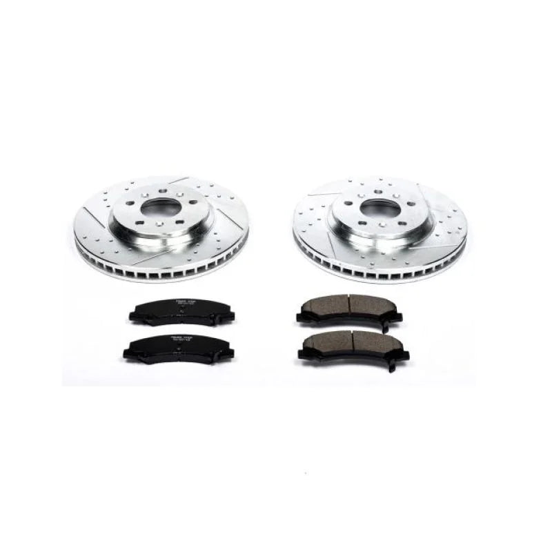 Power Stop 06-11 Buick Lucerne Front Z23 Evolution Sport Brake Kit - Main Product View