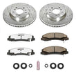Load image into Gallery viewer, Power Stop 06-11 Buick Lucerne Front Z26 Street Warrior Brake Kit - Main Product View