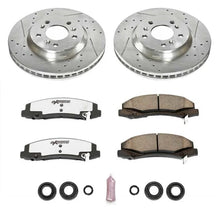 Load image into Gallery viewer, Power Stop 06-11 Buick Lucerne Front Z26 Street Warrior Brake Kit - Main Product View