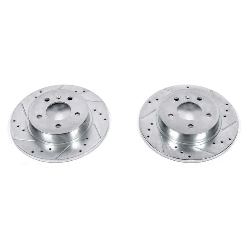 Power Stop 06-11 Buick Lucerne Rear Evolution Drilled & Slotted Rotors - Pair - Main Product View
