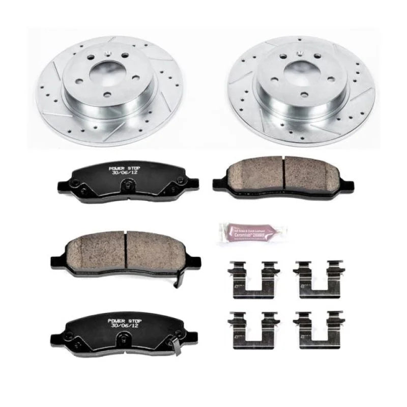Power Stop 06-11 Buick Lucerne Rear Z23 Evolution Sport Brake Kit - Main Product View