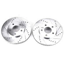 Load image into Gallery viewer, Power Stop 06-11 Chevrolet HHR Front Evolution Drilled &amp; Slotted Rotors - Pair - Main Product View