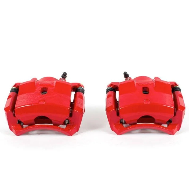 Power Stop 06-11 Chevrolet HHR Front Red Calipers w/Brackets - Pair - Main Product View