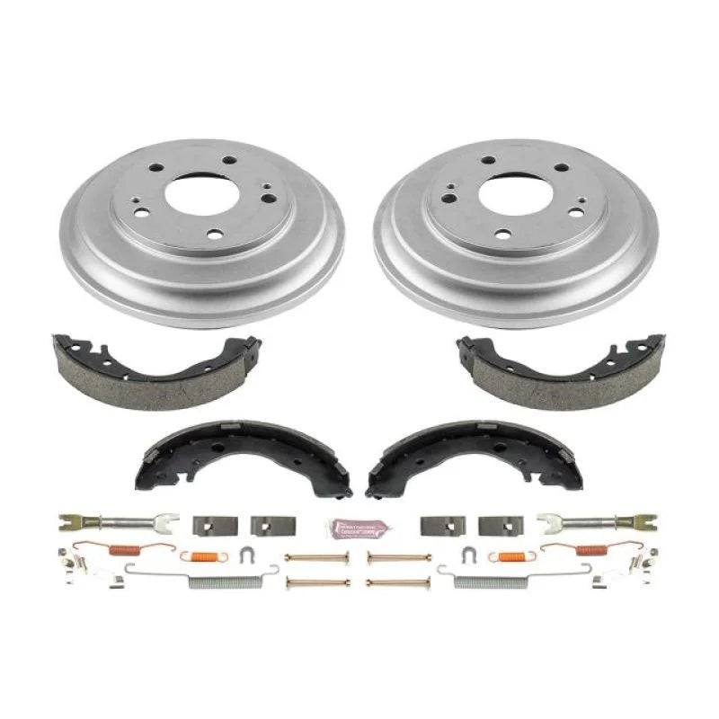 Power Stop 06-11 Honda Civic Coupe Rear Autospecialty Drum Kit - Main Product View