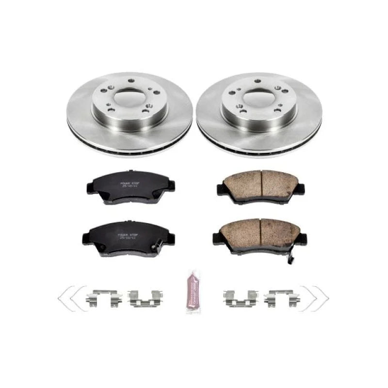 Power Stop 06-11 Honda Civic Front Autospecialty Brake Kit - Main Product View