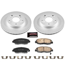 Load image into Gallery viewer, Power Stop 06-11 Honda Civic Front Z17 Evolution Geomet Coated Brake Kit - Main Product View