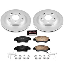 Load image into Gallery viewer, Power Stop 06-11 Honda Civic Front Z17 Evolution Geomet Coated Brake Kit - Main Product View