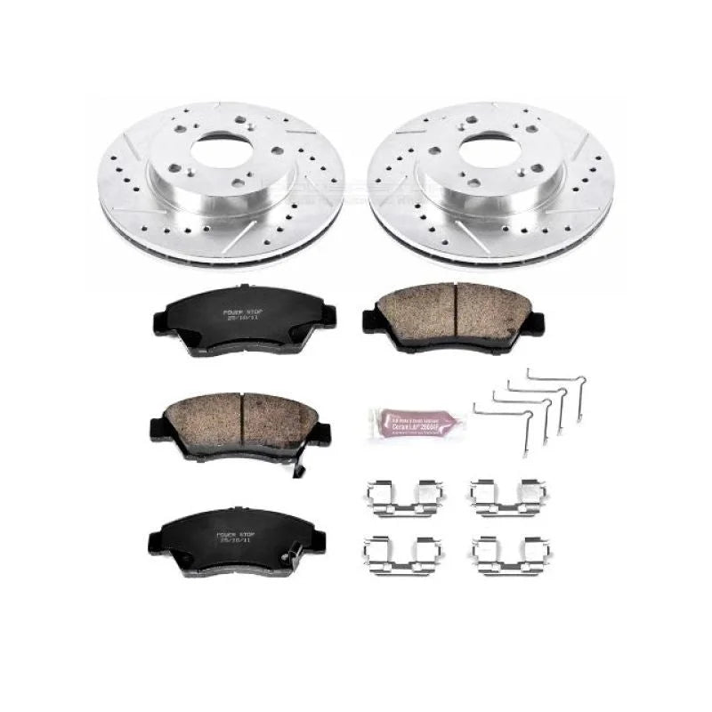 Power Stop 06-11 Honda Civic Front Z23 Evolution Sport Brake Kit - Main Product View