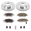 Load image into Gallery viewer, Power Stop 06-11 Honda Civic Front Z26 Street Warrior Brake Kit - Main Product View