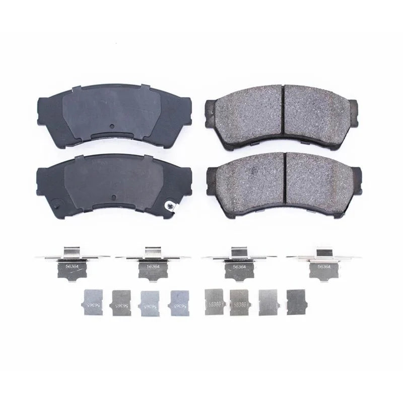 Power Stop 06-12 Ford Fusion Front Z17 Evolution Ceramic Brake Pads w/Hardware - Main Product View