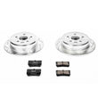 Load image into Gallery viewer, Power Stop 06-13 Lexus IS250 Rear Z23 Evolution Sport Brake Kit - Main Product View