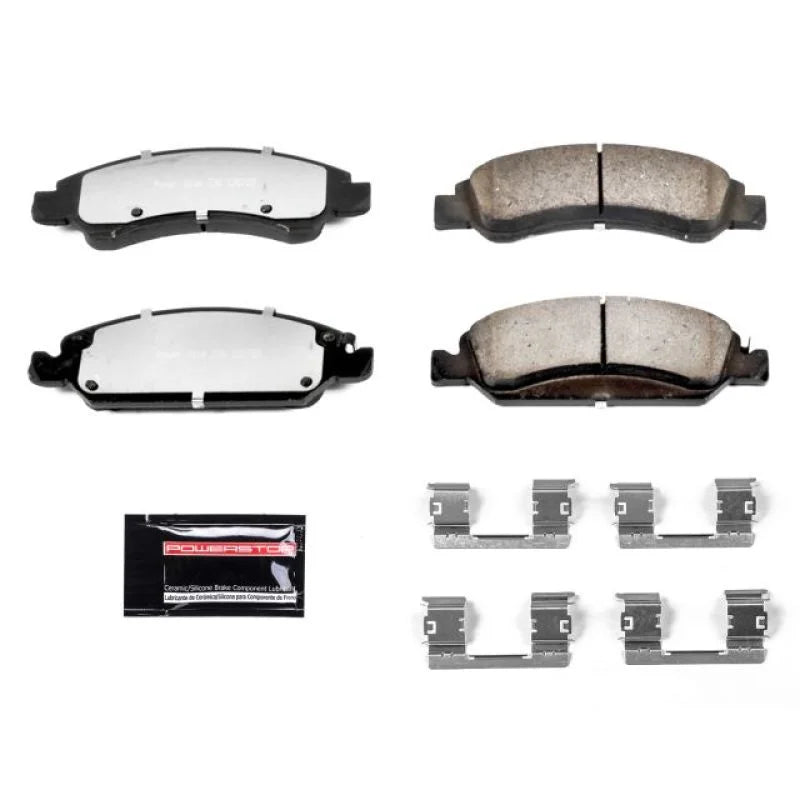 Power Stop 06-18 Chevrolet Silverado 1500 Front Z36 Truck & Tow Brake Pads w/Hardware - Main Product View