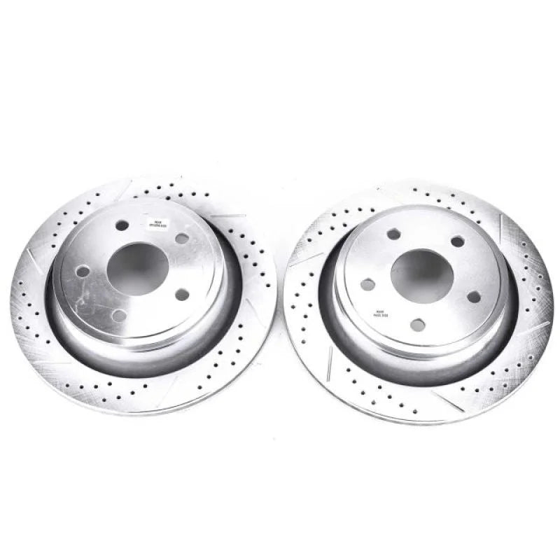 Power Stop 07-09 Chrysler Aspen Rear Evolution Drilled & Slotted Rotors - Pair - Main Product View