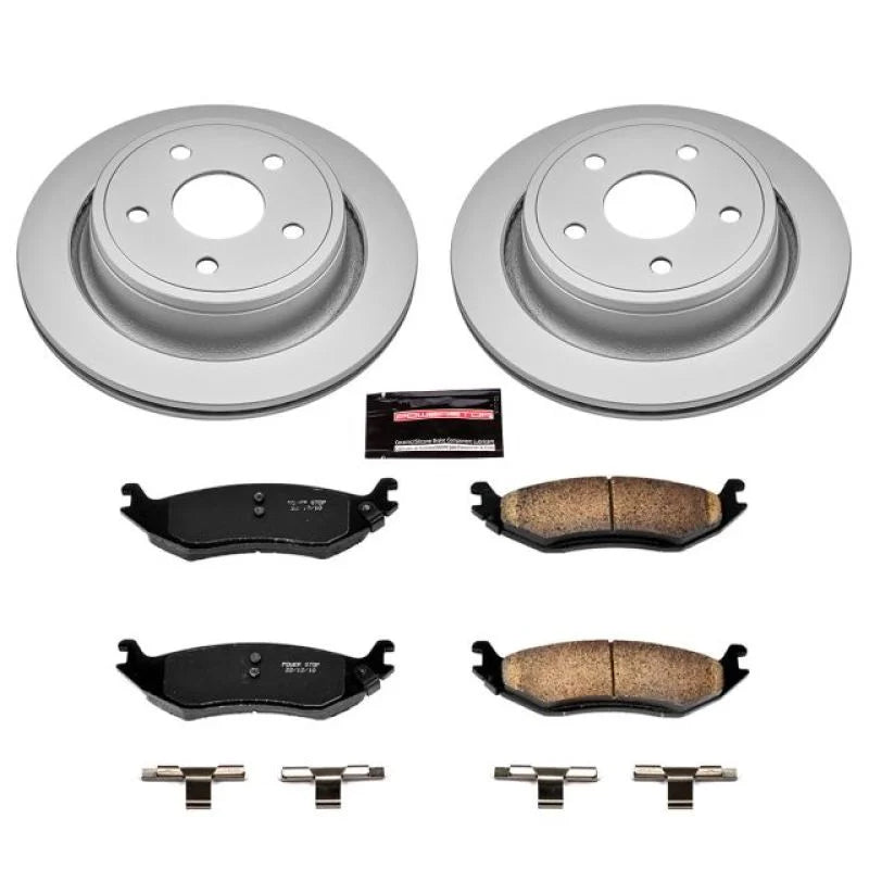Power Stop 07-09 Chrysler Aspen Rear Z17 Evolution Geomet Coated Brake Kit - Main Product View