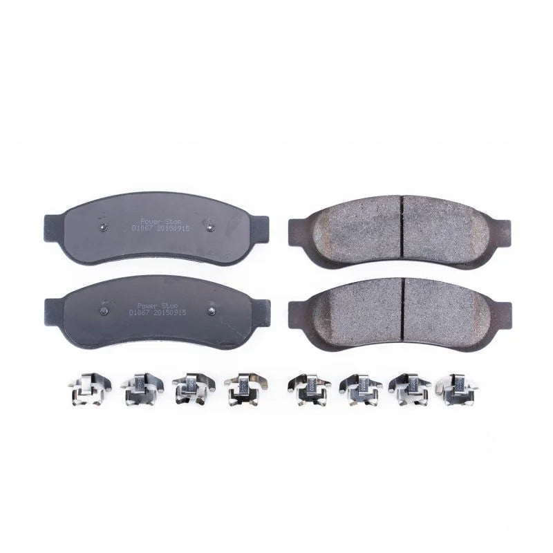Power Stop 07-10 Ford F-250 Super Duty Rear Z17 Evolution Ceramic Brake Pads w/Hardware - Main Product View