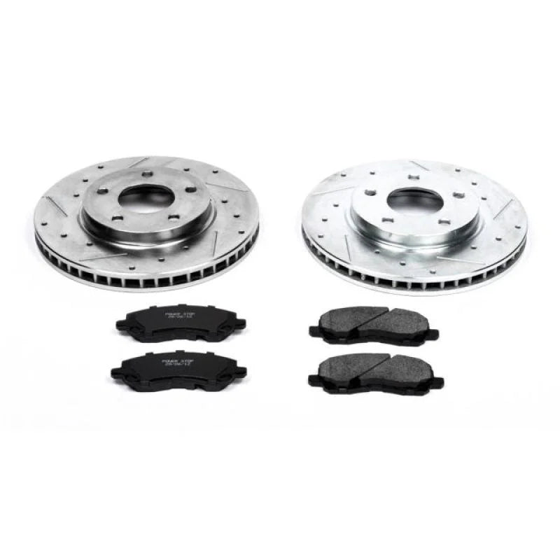 Power Stop 07-12 Dodge Caliber Front Z23 Evolution Sport Brake Kit - Main Product View