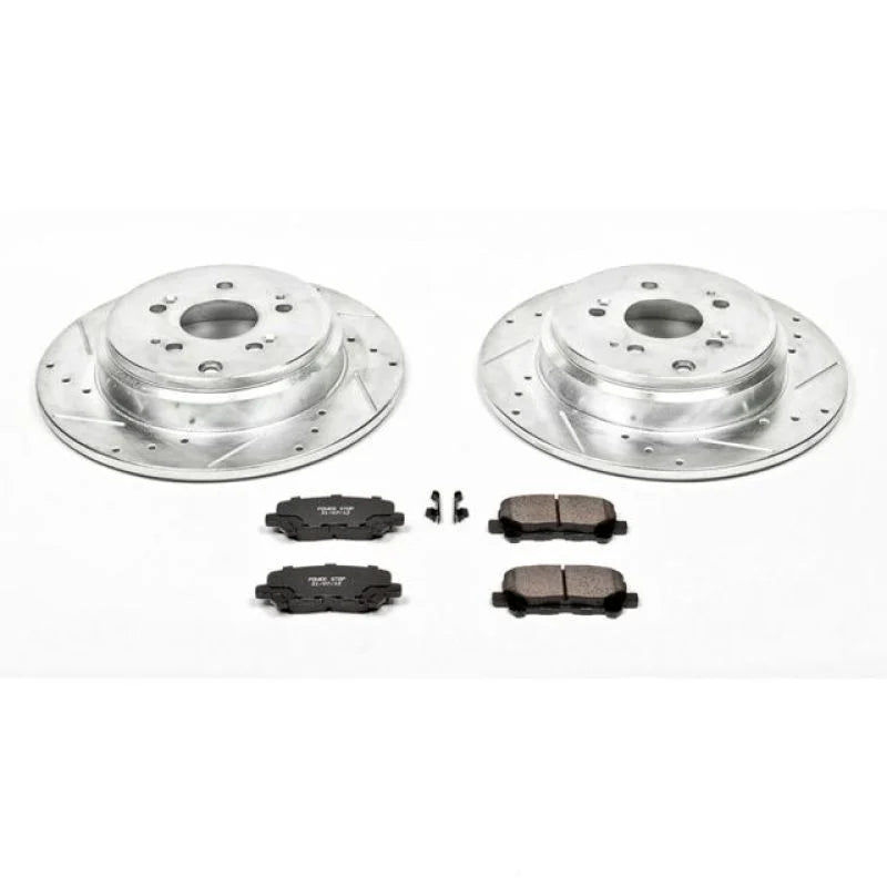 Power Stop 07-13 Acura MDX Rear Z23 Evolution Sport Brake Kit - Main Product View