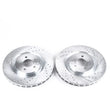 Load image into Gallery viewer, Power Stop 07-14 Ford Mustang Front Evolution Drilled &amp; Slotted Rotors - Pair - Main Product View