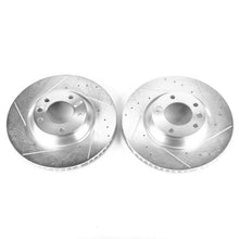 Load image into Gallery viewer, Power Stop 07-15 Audi Q7 Front Evolution Drilled &amp; Slotted Rotors - Pair - Main Product View